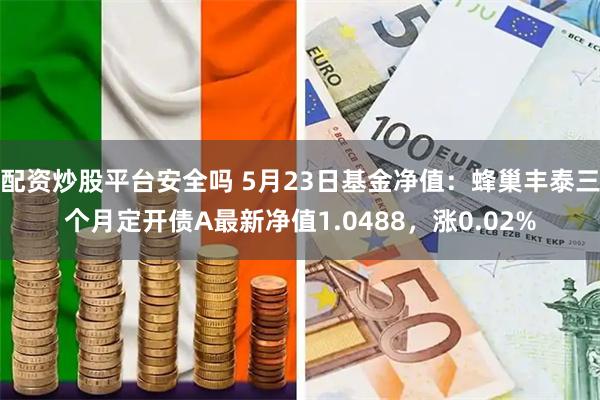 配资炒股平台安全吗 5月23日基金净值：蜂巢丰泰三个月定开债A最新净值1.0488，涨0.02%